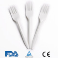 Biodegradable white fork 6"  in USA/European Market